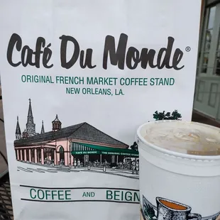Bought some gifts for my sister. This is the Kenner cafe and it&apos;s less crowded and of course, Cafe Au Lait is fantastic!