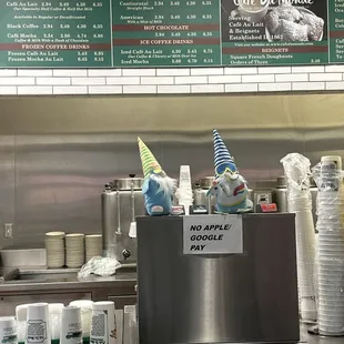 They cash  and card but no Apple Pay and no Google pay.