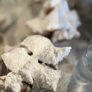 Freshly made beignets