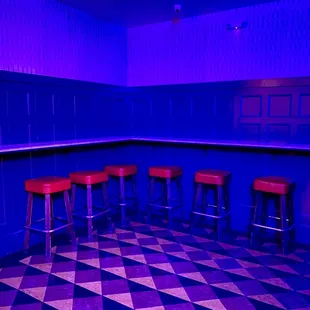 More seating in the room past the bar