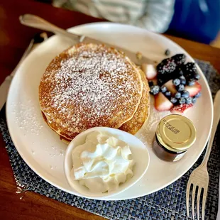 Traditional Buttermilk Pancakes $17