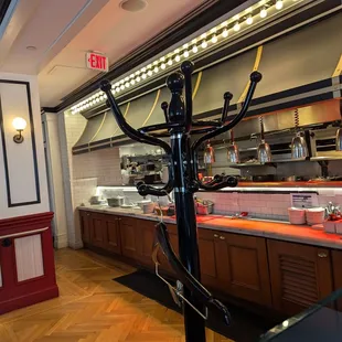 The kitchen. Cafe du Parc