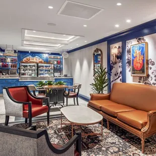 Le Cafe at Cafe du Parc offers an assortment of coffee and homemade French pastries.