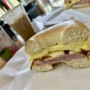 Breakfast bagel