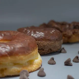 Chocolate donuts in three different ways!