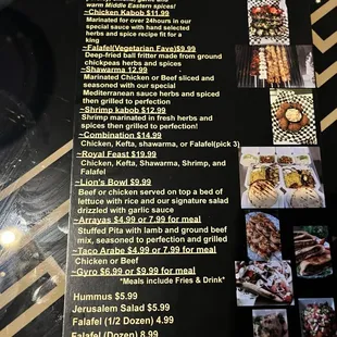Menu side 2
