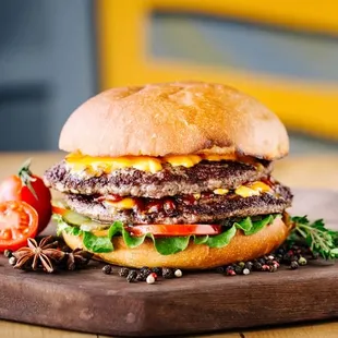 burgers, burger, food