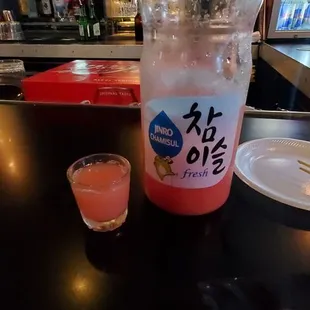 That watermelon puree in this soju though...