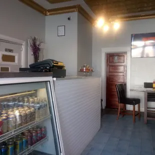 Inside Cafe Echelon. Always a Pleasant peaceful ambiance!! Oyeah &amp; the food is amazing..