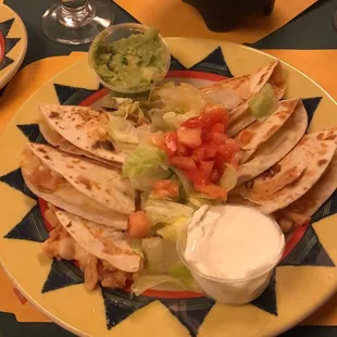 Chicken quesadillas