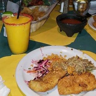 chicken wings and fried chicken, food