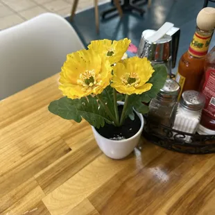 Even the small details like place settings  are nice here.