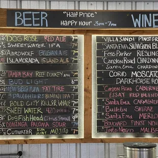 The current beer and wine menu at Café Eleven. I had the 3 Daughters Bimini Twist IPA from a Florida brewery.
