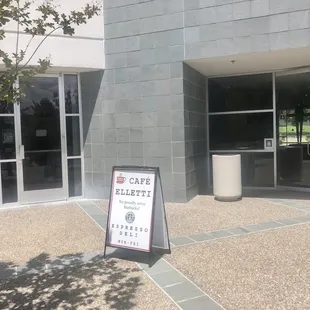 Entrance (facing Professional Dr) in back of building.