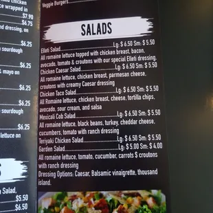 menu, pizza