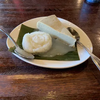 Sweet Rice with Thai Custard