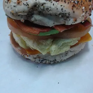 Let's eat a california bagel