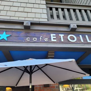 Outside cafe
