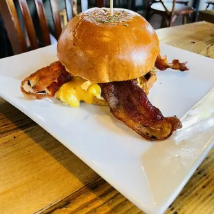 Breakfast Sandwich with bacon