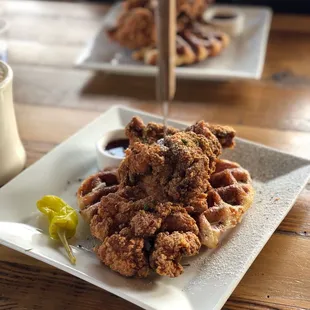 Chicken and Croffle