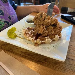Chicken and Croffle