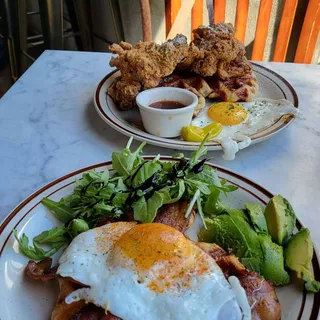 Bacon and Egg Croffle