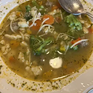 a bowl of soup
