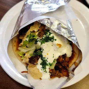 Vegetarian gyro!!