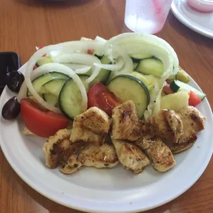 Chicken Kabob Plate
