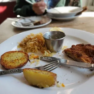 Almost finished before taking a shot.