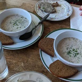 Cream of mushroom soup