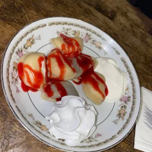 Pierogi Cherry and Sweet Cheese