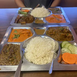 Everest Chicken Plate and Everest Goat Plate