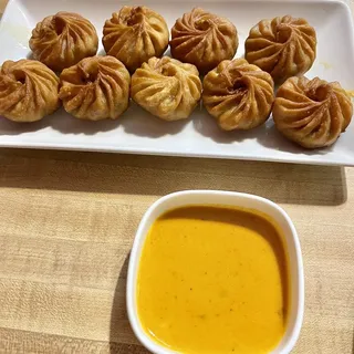 Fried Momo with Chicken