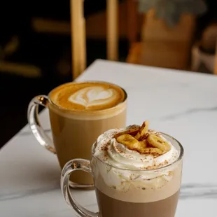 Latte &amp; chocolate banana Latte