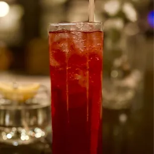 Hibiscus tonic. Very pretty. IG@loveplaypeace