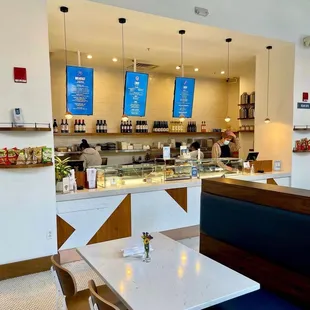 the interior of a restaurant