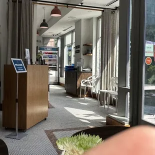 Interior/entrance (and my finger)