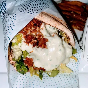 Lamb Shawarma Roll Up - very good!