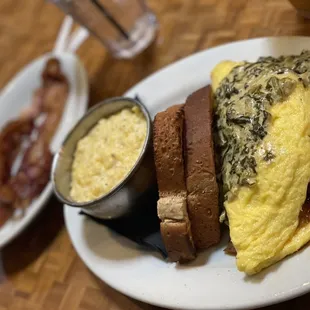 Crab catch omelette