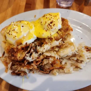 Seafood Benedict (crab and Crawfish)
