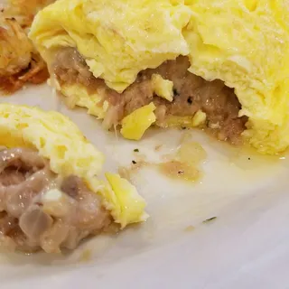 Spicy Boudin Omelet