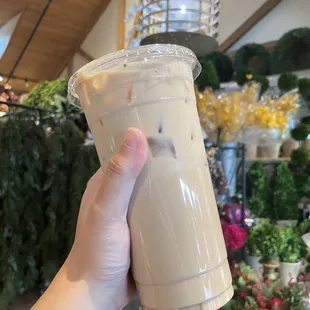 Large iced chai latte