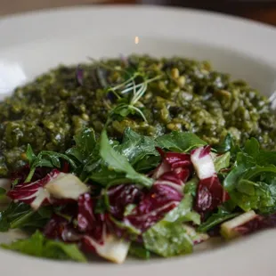 Nettle Pesto Risotto - IG: @nelson_eats