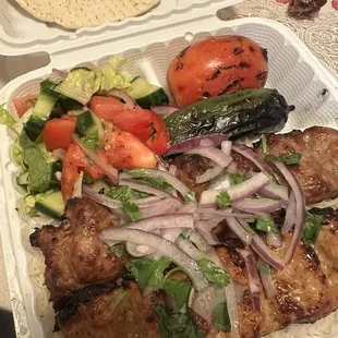 Beef and Chicken Combo plate