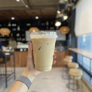 ig: @whatsviveating  |  not a macchiato (caramel and vanilla latte)