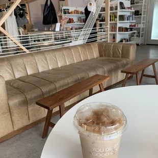 Iced chai latte