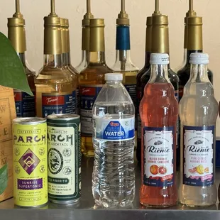 Drinks by the bottle