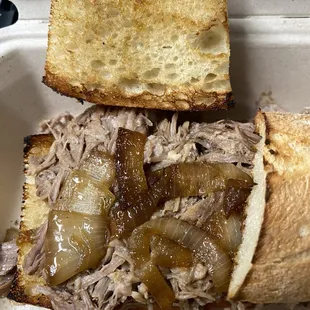 Pulled Pork Adobo Sandwich