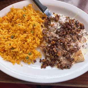 Chicken with chorizo